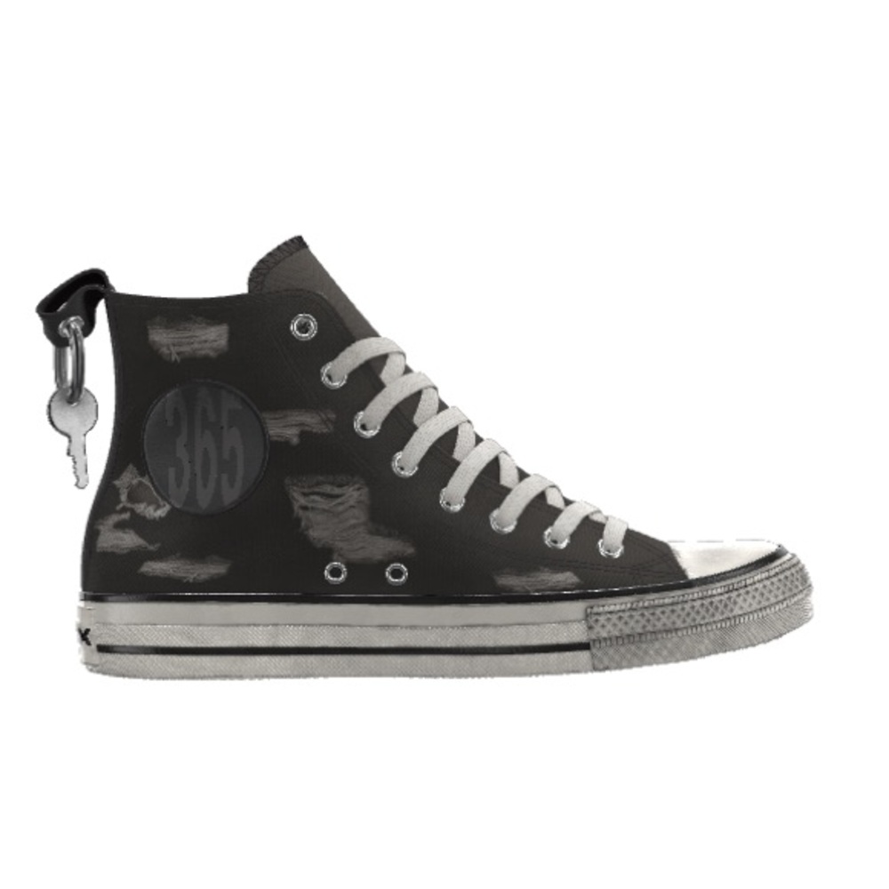 CHARLI XCX CUSTOM BRAT CONVERSE